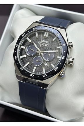 ساعت مچی سرمه ای مردانه 43 میلی متر Slazenger - کد 869242273