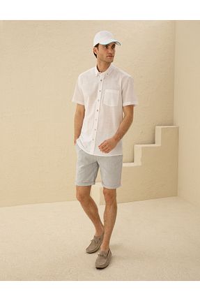 شلوارک و برمودا آبی مردانه اسلیم Pierre Cardin - کد 828890611