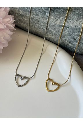 گردنبند استیل ( فولاد ) طلائی زنانه استیل (فولاد) DKY Collection - کد 869237453