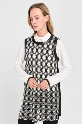ست بالاتنه و پائین تنه مشکی زنانه بافتنی Esswaap - کد 869259383