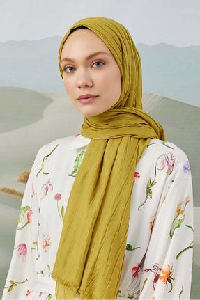 شال سبز زنانه پنبه ای A/F fezah prive - کد 869251020
