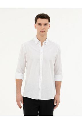 پیراهن سفید مردانه رگولار Pierre Cardin - کد 833129795