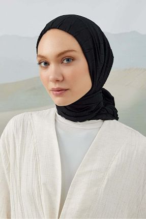روسری مشکی پنبه ای A/F fezah prive - کد 869244917