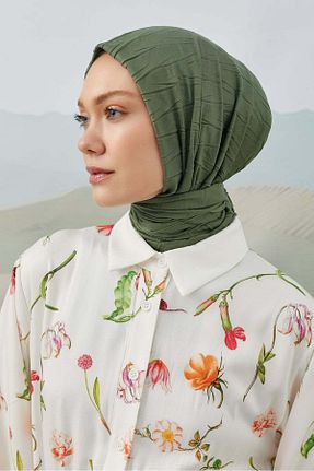 روسری سبز پنبه ای A/F fezah prive - کد 869244911