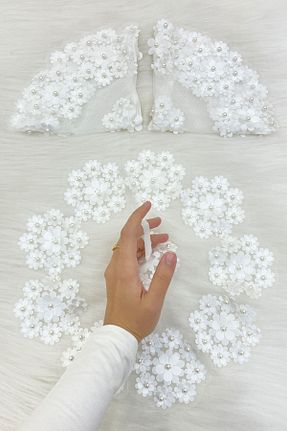 عقد و عروسی و حنابندان سفید ZEYMERADE - کد 869808955