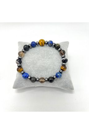 دستبند جواهر رنگی بچه گانه سنگ طبیعی YILDIZ DOĞAL TAŞ - کد 869817958