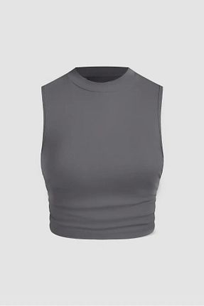 بلوز طوسی زنانه ساده Hiccup - کد 859386464