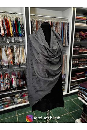 شال طوسی زنانه پلی استر ARMANDA - کد 869287858