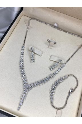 ست نقره سفید زنانه برلیان vogutima jewelery&silver by timuçin mavili - کد 466137684