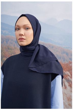شال سرمه ای زنانه پلی استر ARMANDA - کد 848418994