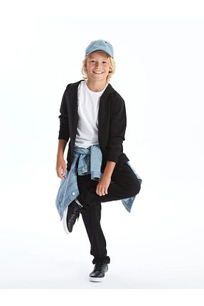 شلوار کرمگن مشکی بچه گانه رگولار Mışıl Kids - کد 869822139