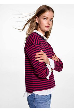 تیشرت قرمز زنانه رگولار MANGO Teen - کد 869322534