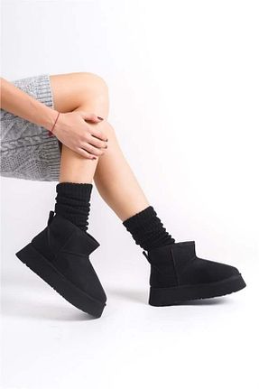بوت / نیم بوت مشکی زنانه جیر MODAMAİSA - کد 869322053