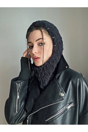 کلاه پشمی مشکی زنانه پشمی AidaAstrid - کد 869376553