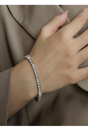 دستبند استیل (فولاد) زنانه استیل (فولاد) yalcın shop - کد 869373832
