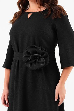 لباس سایز بزرگ مشکی زنانه سایز بزرگ Gemko - کد 869393896