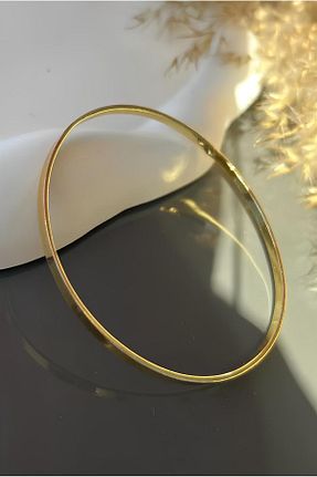 دستبند استیل (فولاد) طلائی زنانه استیل (فولاد) GUNEYS - کد 869408823