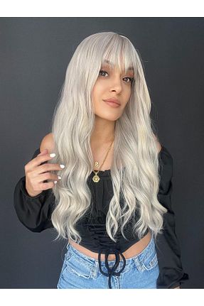 کلاه گیس بنفش زنانه Suzan Peruk - کد 869437038
