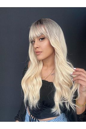 کلاه گیس بنفش زنانه Suzan Peruk - کد 869436930