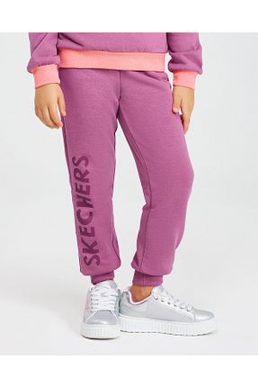 پائین تنه گرمکن اسپرت زرشکی بچه گانه مقاوم در برابر هوای سرد Skechers - کد 859486526