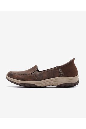 کفش کژوال قهوه ای زنانه پاشنه تخت Skechers - کد 869866308