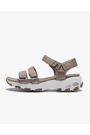 صندل بژ زنانه پاشنه تخت Skechers - کد 122741696