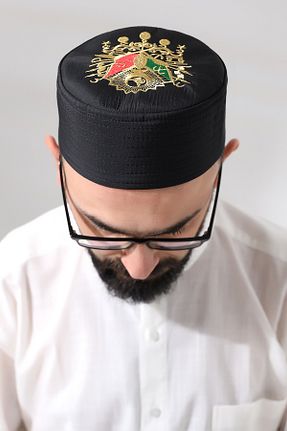 کلاه مشکی مردانه مخمل ihvanonline - کد 797342182
