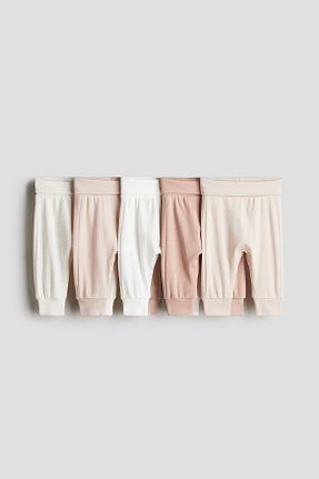 ساق شلواری بژ بچه گانه پنبه ای H&M - کد 859133229
