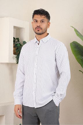 پیراهن سرمه ای مردانه اسلیم فیت Genel Markalar - کد 869516459