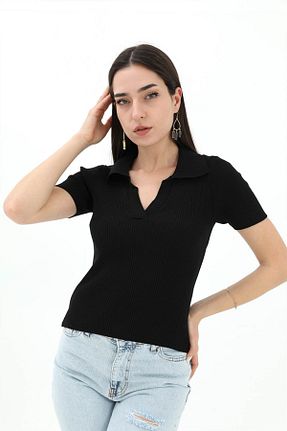 پلیور مشکی زنانه رگولار CEYDA GÜMÜŞ - کد 926972902