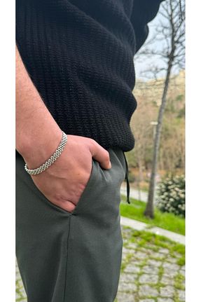 دستبند نقره مردانه 925 عیار Işıltı Silver - کد 869557550