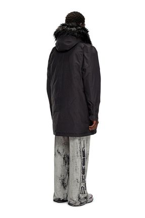 کاپشن مشکی مردانه Relaxed Diesel - کد 863692987
