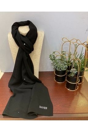 شال مشکی زنانه پلی استر Invee - کد 856061987
