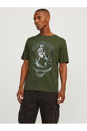 تیشرت سبز مردانه اسلیم فیت Jack & Jones - کد 869551572