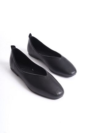 بابت مشکی زنانه چرم خالص DaphneSandals - کد 869584174