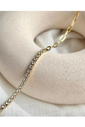 دستبند نقره طلائی زنانه 925 عیار Ricco Jewellery - کد 869616979