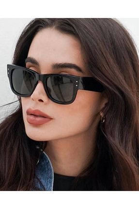 عینک آفتابی مشکی زنانه UV400 ONNObutik - کد 870021511