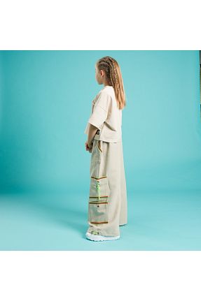 شلوار بژ بچه گانه پارچه Hippie Hop - کد 864927610