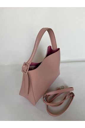 کیف دوشی صورتی زنانه چرم مصنوعی melecco - کد 869651642