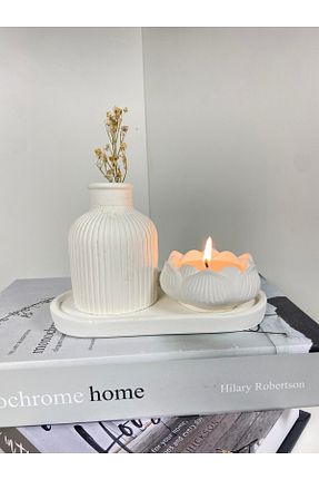 شمع سفید Ud Gorgon Art Home - کد 869652037