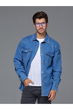 پیراهن متالیک مردانه گشاد muzzo jeans - کد 868938808