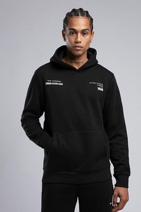 سوئیشرت مشکی مردانه ساده Lee Cooper - کد 869667568