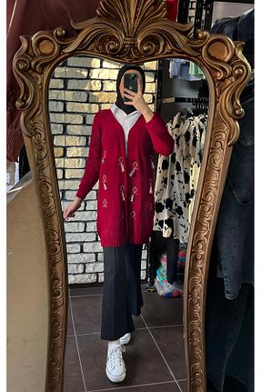 رویه زرشکی زنانه پنبه ای Mintaş - کد 869668454