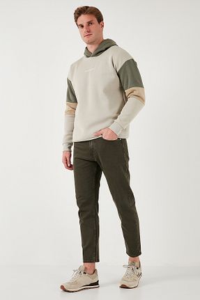 شلوار جین خاکی مردانه پاچه لوله تفنگی Buratti - کد 869677966