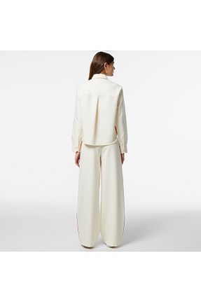 شلوار بژ زنانه بافتنی Lacoste - کد 866934518