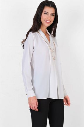 بلوز نباتی زنانه ساده Spazio - کد 869692384