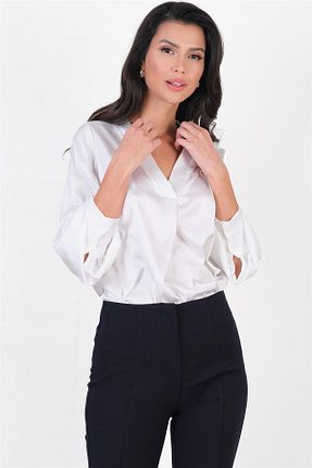 بلوز نباتی زنانه بافت دار Spazio - کد 869692428