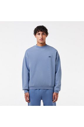 سوئیشرت آبی مردانه ساده Lacoste - کد 837977212