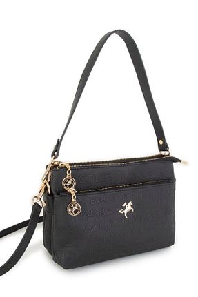 کیف پستچی مشکی زنانه چرم مصنوعی Nas Bag - کد 830589793