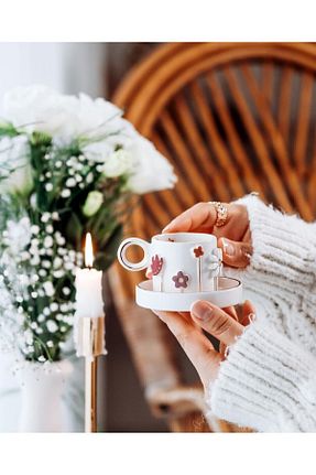 فنجان قهوه سفید 1 نفره Celines Wonders - کد 801838684
